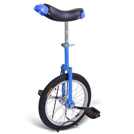 Gorilla 16 Inch Wheel Unicycle - blue side