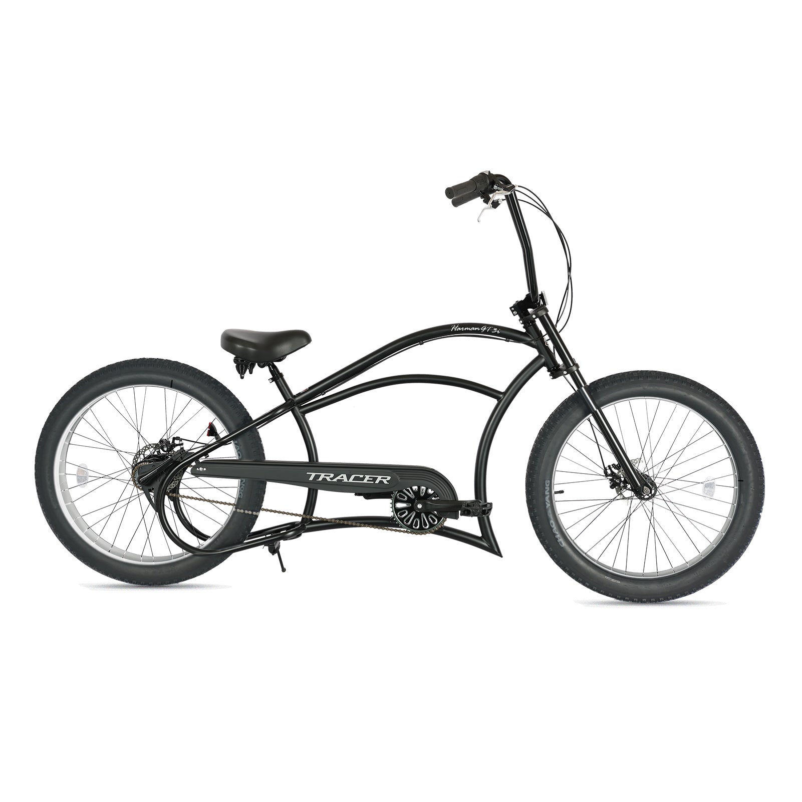 chopper bike fahrrad kaufen Tracer 26" Harman 3-Speed Vintage Chopper Stretch Fat Tire Bike