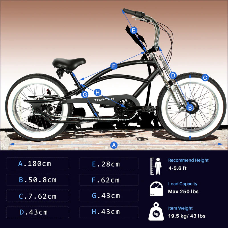 Bicycle Tracer Harman3iDS Dimensions