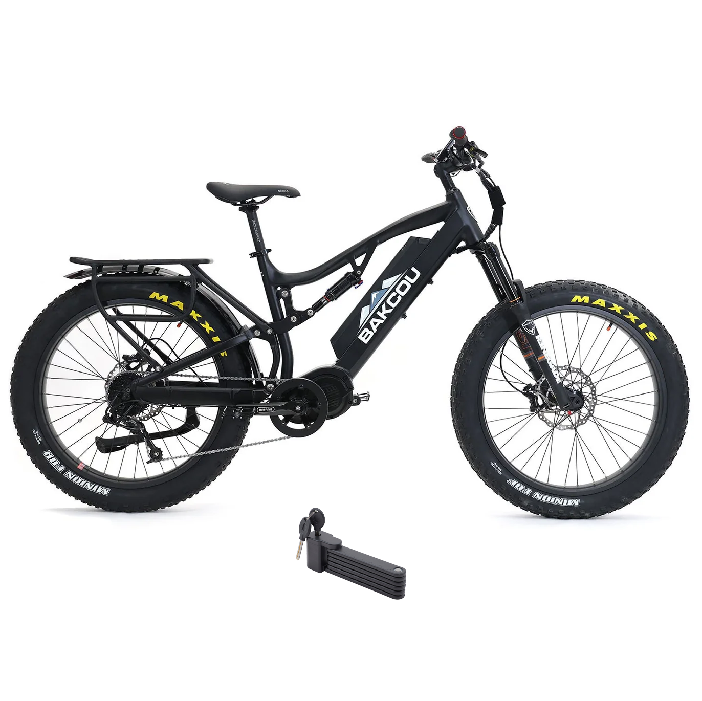 Bakcou Storm G2 Fat Tire Full-Suspension Hunting Electric Bike