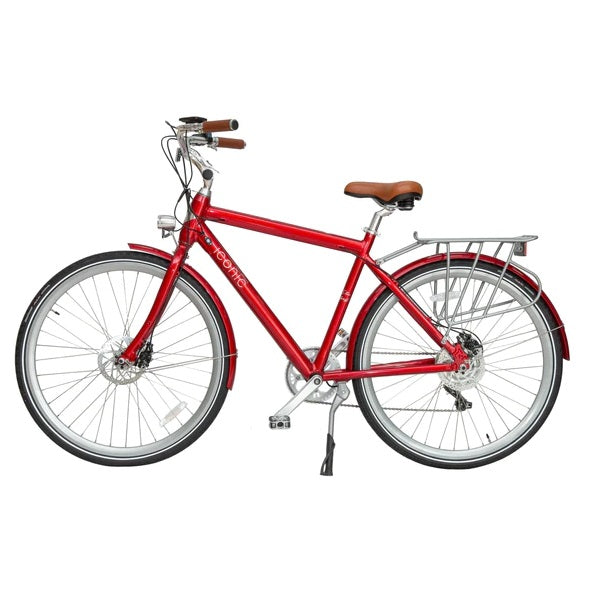 Electric Bike Iconic Ultralight StepOver Red Left