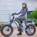 Electric Bike Eunorau Flash Powerful drive woman riding