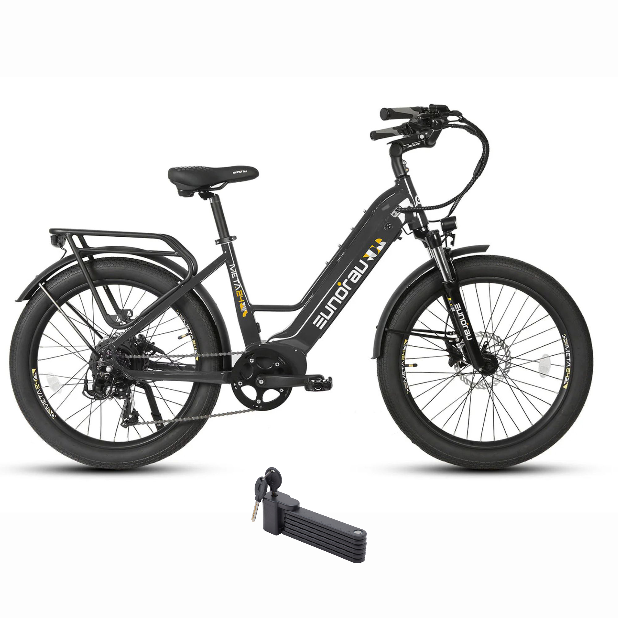 Eunorau 500W 48V META Step-Thru Electric Bike – Smooth, Smart