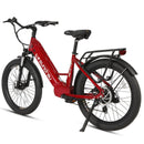 Electric Bike Eunorau META Step-Thru Red Back
