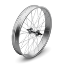 26" Fat Tire Single/7 Speed Beach Cruiser Wheel Set (Silver)
