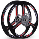 BBR Tuning Heavy Duty 2 Spoke Mag Wheel Set - Black Wheel Set