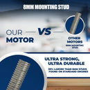 2-Stroke Motorized Bicycle 26 Inch Micargi Men's Touch Beach Cruiser - Mounting Stud