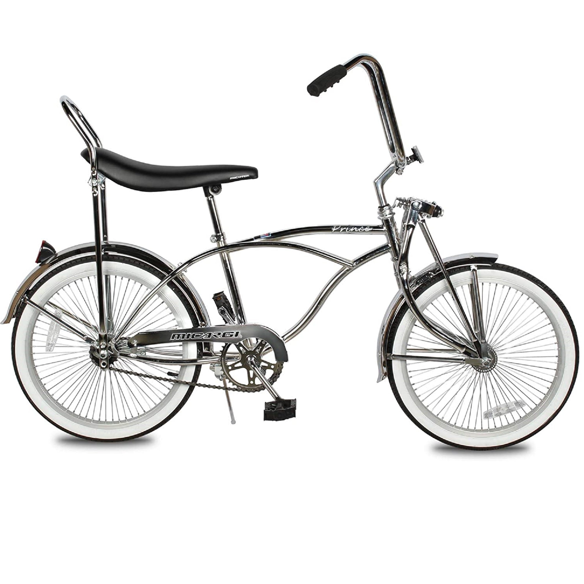 Lowrider Bike Bicycle Parts Distributors Usa 20'' Micargi Prince- Chrome Lowrider Bike Bicycle Parts Distributors Usa 20'' Micargi Prince- Chrome