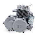 66/80cc BBR Tuning Bullet Train Electric Start Engine Kit - Silver - Clutch Side View