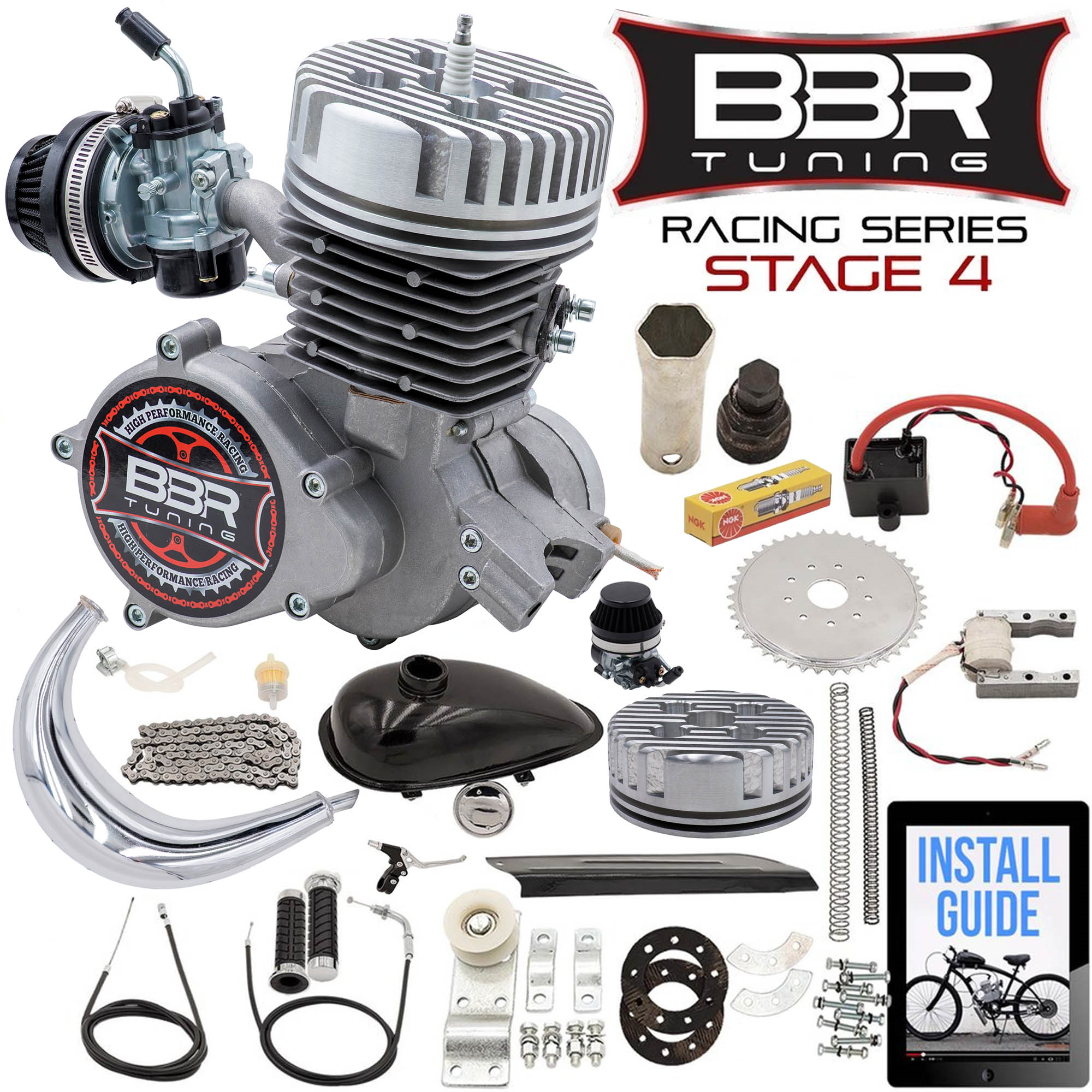 U. S. a. Quality Electric Start 80cc Bicycle Engine Kit - China