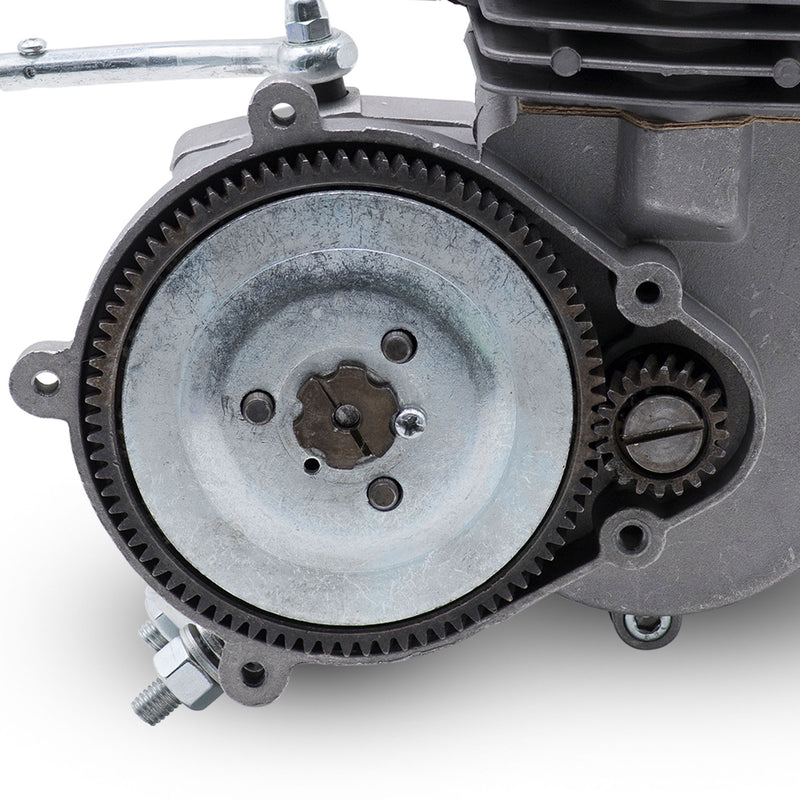 Clutch Plate/Wheel Nut Locking Screw - Installed Close Up