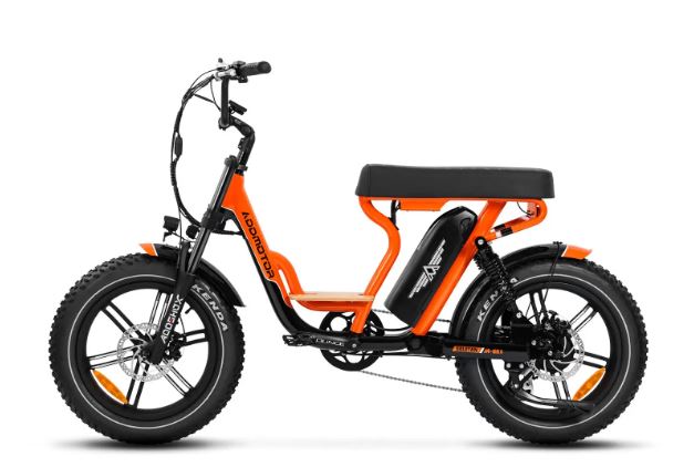 Electric Bike Addmotor Soletan White Orange Front