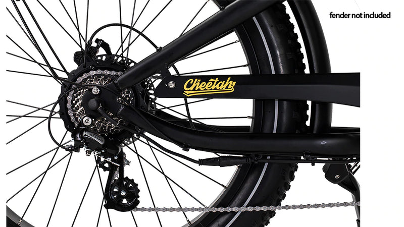 Electric Bike Revi Cheetah Plus Black Tire