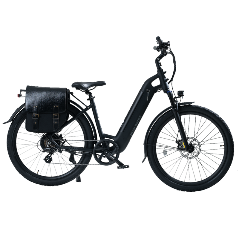 Electric Bike Revi Oasis Black Right with Bag