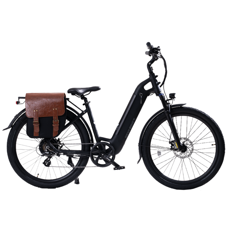 Electric Bike Revi Oasis Black Right with Basket