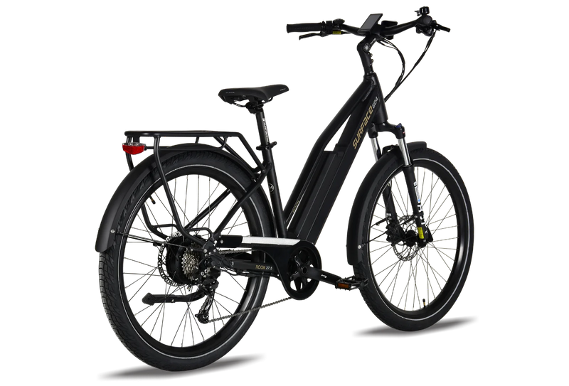 Electric Bike Surface 604 Rook Black Right Rear
