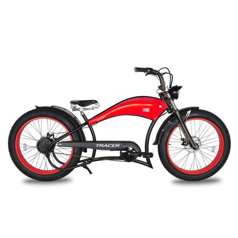 Electric Bike Tracer 25 Red Right