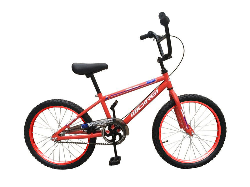 20" Micargi Boy's Jakster BMX - red - side of bicycle