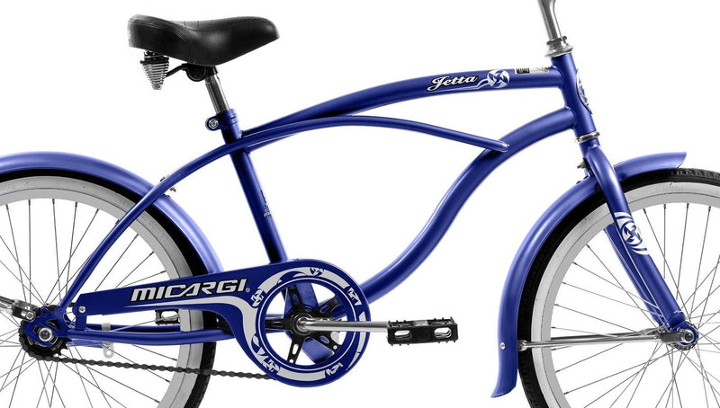 20'' Micargi Mens Jetta red - side of bicycle