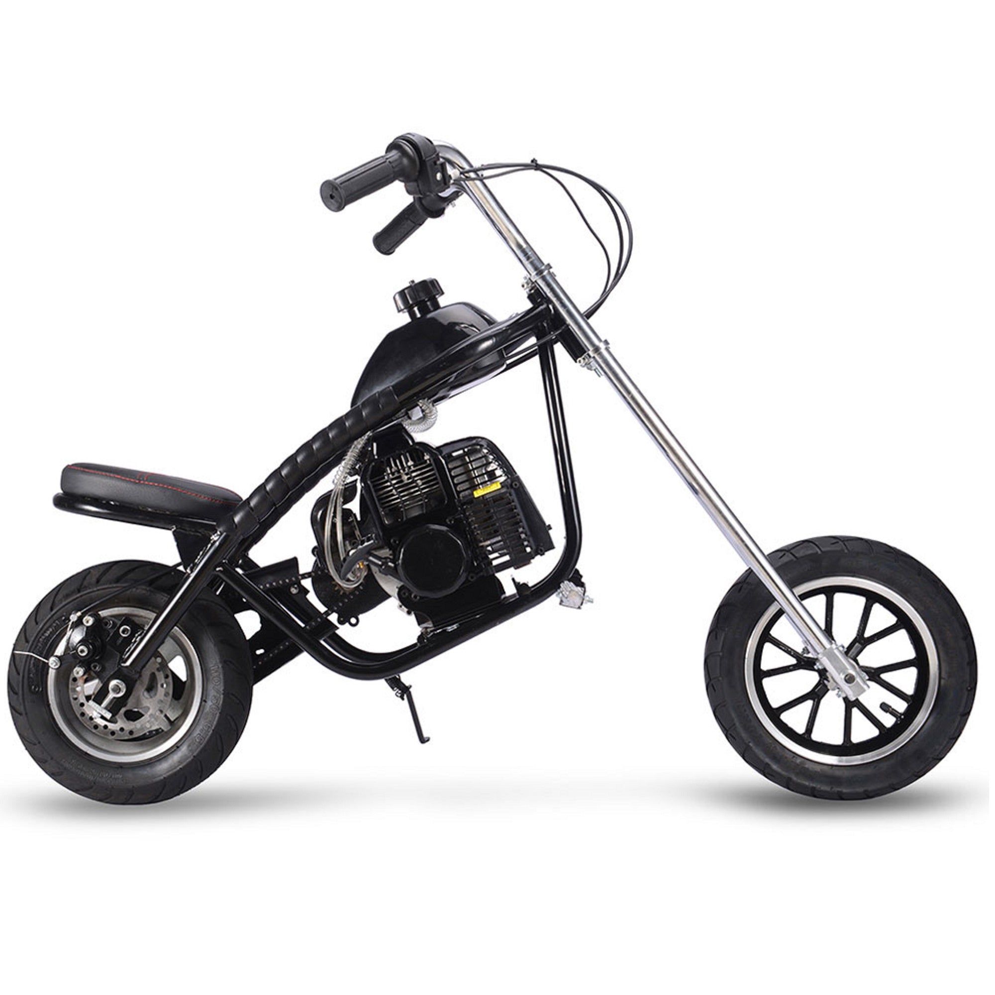 MotoTec 49cc Black GAS Mini Chopper