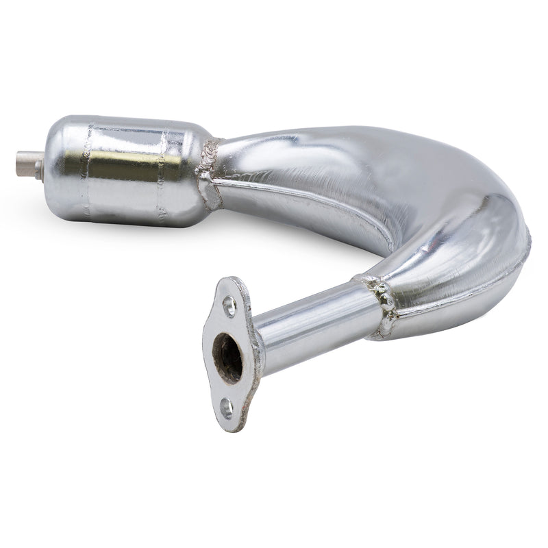 Expansion Chamber with Muffler - Chrome - Port Side View