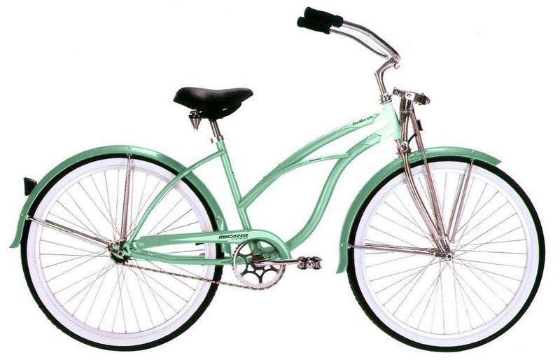 26'' Micargi Womens Pantera GTS - green - side of bicycle