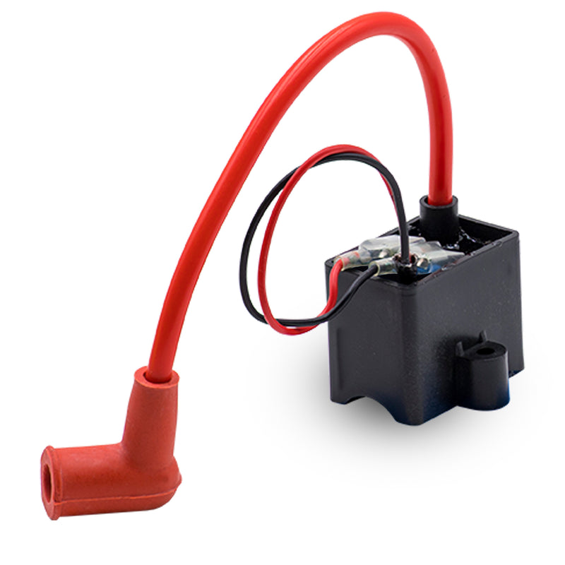 Performance CDI Electron Ignition Coil - Front Side View