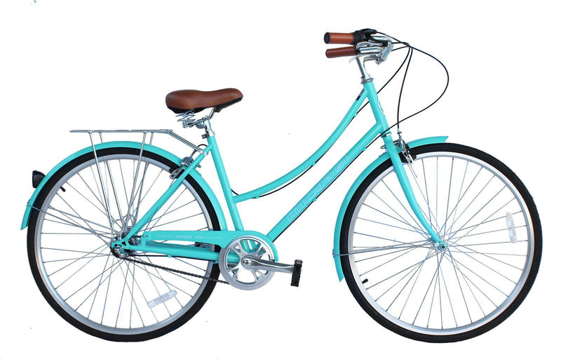 26" Micargi Women's Roasca NV3 City Bike (450mm) - blue - side of bicycle