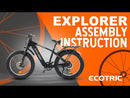 Ecotric 750W 48V 26" Explorer Fat Tire Electric Bike