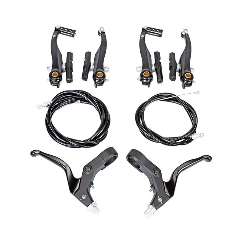 Front and Rear V Brakes - parts top down