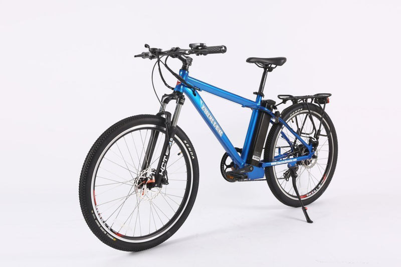X-Treme 350W Trail Maker Elite Max Electric Mountain Bike - blue biycle front