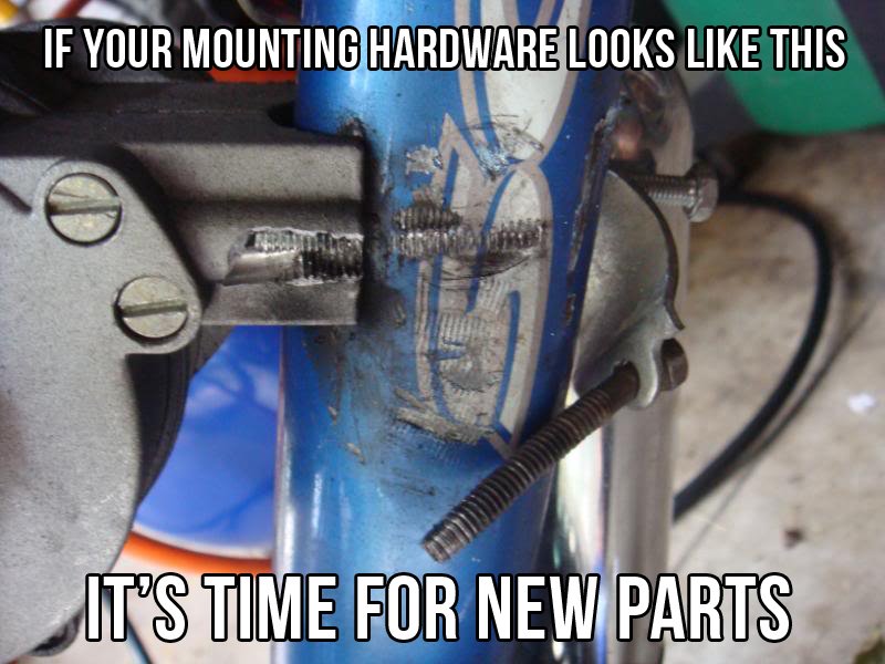Worn out parts