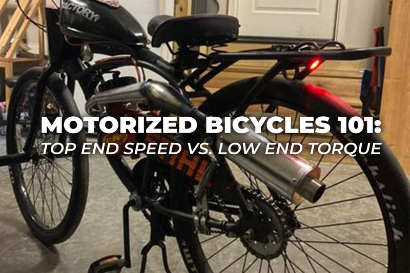 Motorized Bicycles 101: Top End Speed vs Low End Torque
