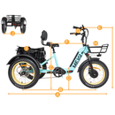 DWMeigi 750W Silverado Urban Electric Bike