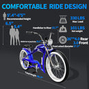 Tracer 500W Twenty5 GT Chopper Cruiser Electric Bike