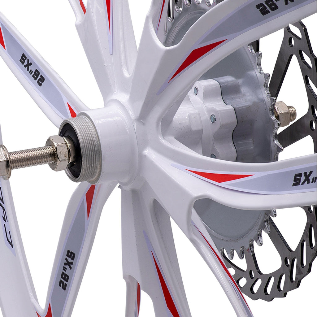 Bbr tuning 26 inch heavy duty 3 spoke motorized bike mag wheel set hotsell
