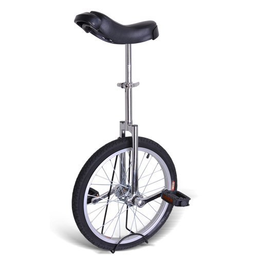 Gorilla 18 Inch Wheel Unicycle - chrome side