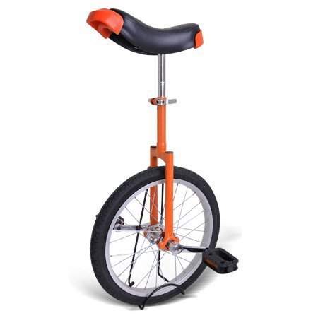 Gorilla 18 Inch Wheel Unicycle - orange side