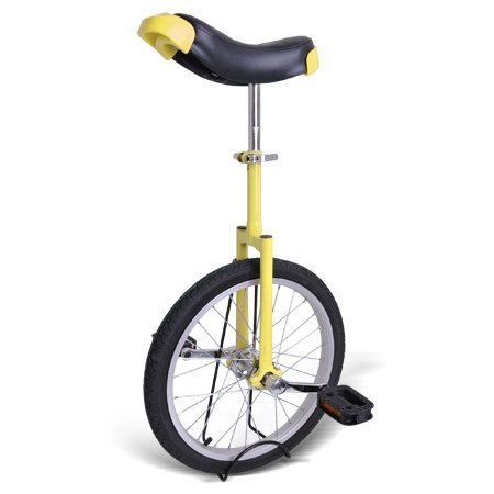 Gorilla 18 Inch Wheel Unicycle - yellow side