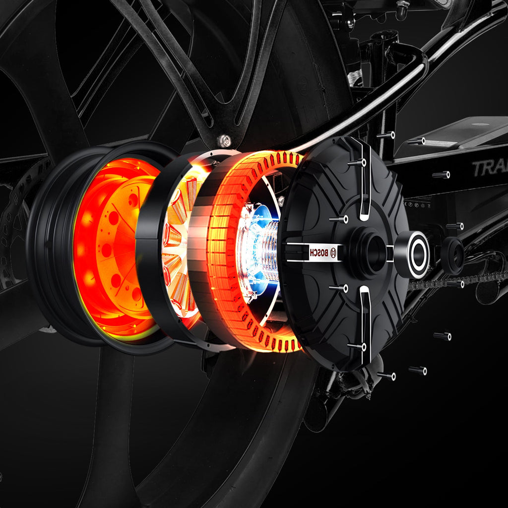 Stretch Mini Raptor Tracer 800W Raptor Pro DS Chopper Stretch Cruiser Electric Bike