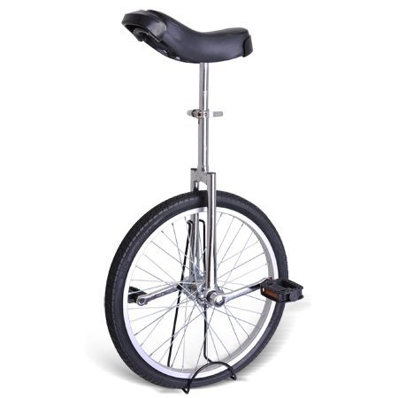 Gorilla 20 Inch Wheel Unicycle - chrome side