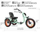 Addmotor 750W Freetan M-368X Full-Suspension Semi-Recumbent Electric Trike