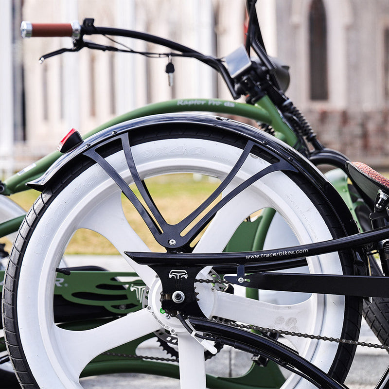 Tracer 800W Raptor Pro DS Chopper Stretch Cruiser  Electric Bike