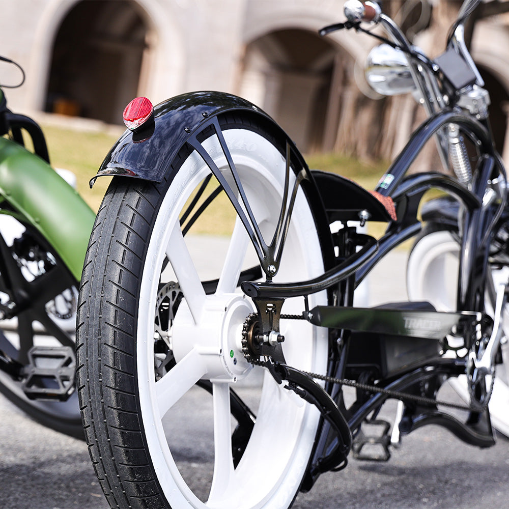 Stretch Mini Raptor Tracer 800W Raptor Pro DS Chopper Stretch Cruiser Electric Bike