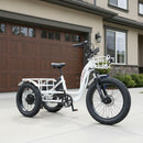 Ecotric 750W Tricycle 48V FAT Tire F/R 24"x4"/20"x4"Electric Bike