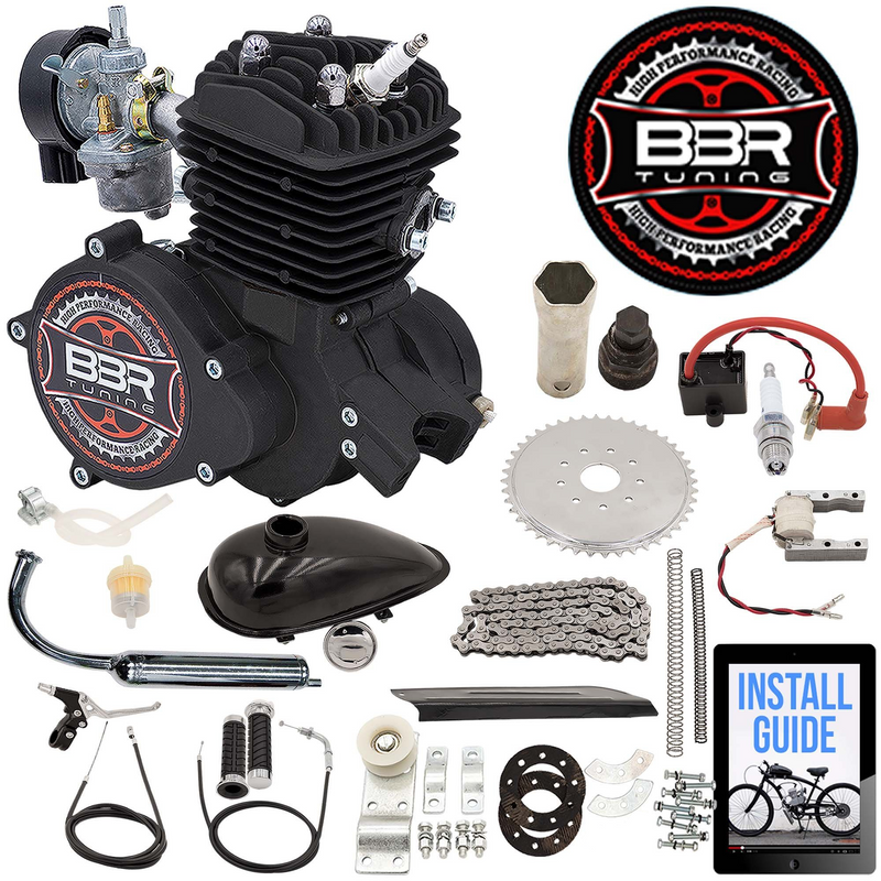 66/80cc BBR Tuning Angle Fire Bicycle Engine Kit - 2 Stroke
