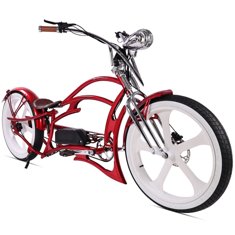 Tracer 800W Raptor Pro DS Chopper Stretch Cruiser  Electric Bike