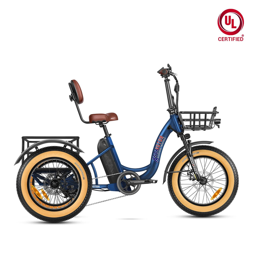 Addmotor 750W 48V Triketan II M-330 Rear Trike Electric Bike Addmotor 750W 48V Triketan II M-330 Rear Trike Electric Bike