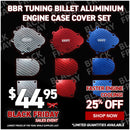 BBR Tuning Billet Aluminium Engine Case Cover Set
