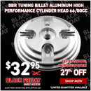 BBR Tuning Billet Aluminum High Performance Cylinder Head 66/80cc